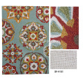Handgehangener Teppich mit Design